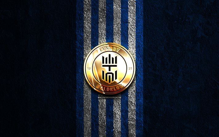 thumb2-lyngby-bk-golden-logo-4k-blue-stone-background-danish-superliga-danish-soccer-club